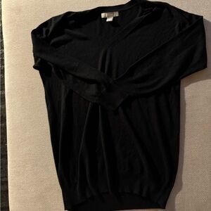 Banana Republic Black V-Neck Sweater